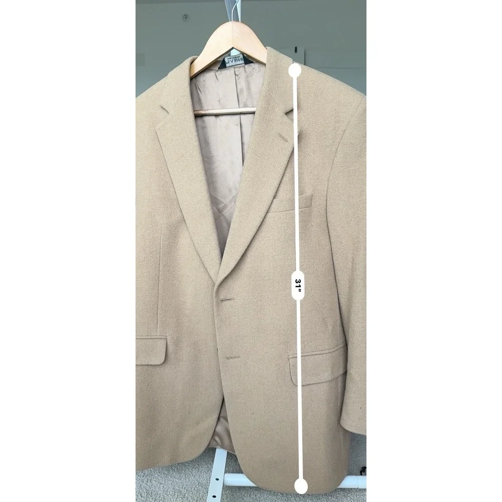 Jos A Bank Mens 100% Camel Hair Blazer 41 RG Camel Sport Coat‎ Classic Old Money